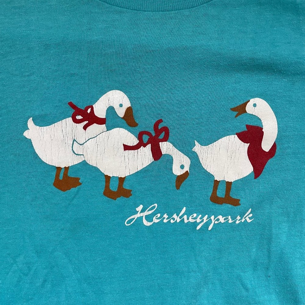 ❤️ VINTAGE Women's S 1980s Hershey Park T-Shirt ❤️